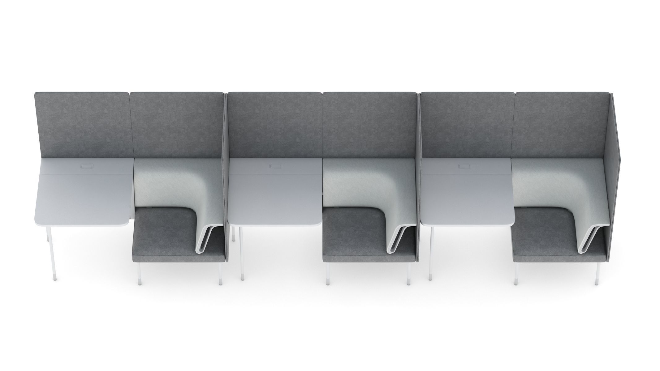 9 Office Workstation Collection 3D model_17