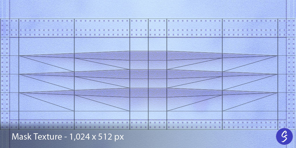 Low-Poly Medical Face Mask Low-poly 3D model_9