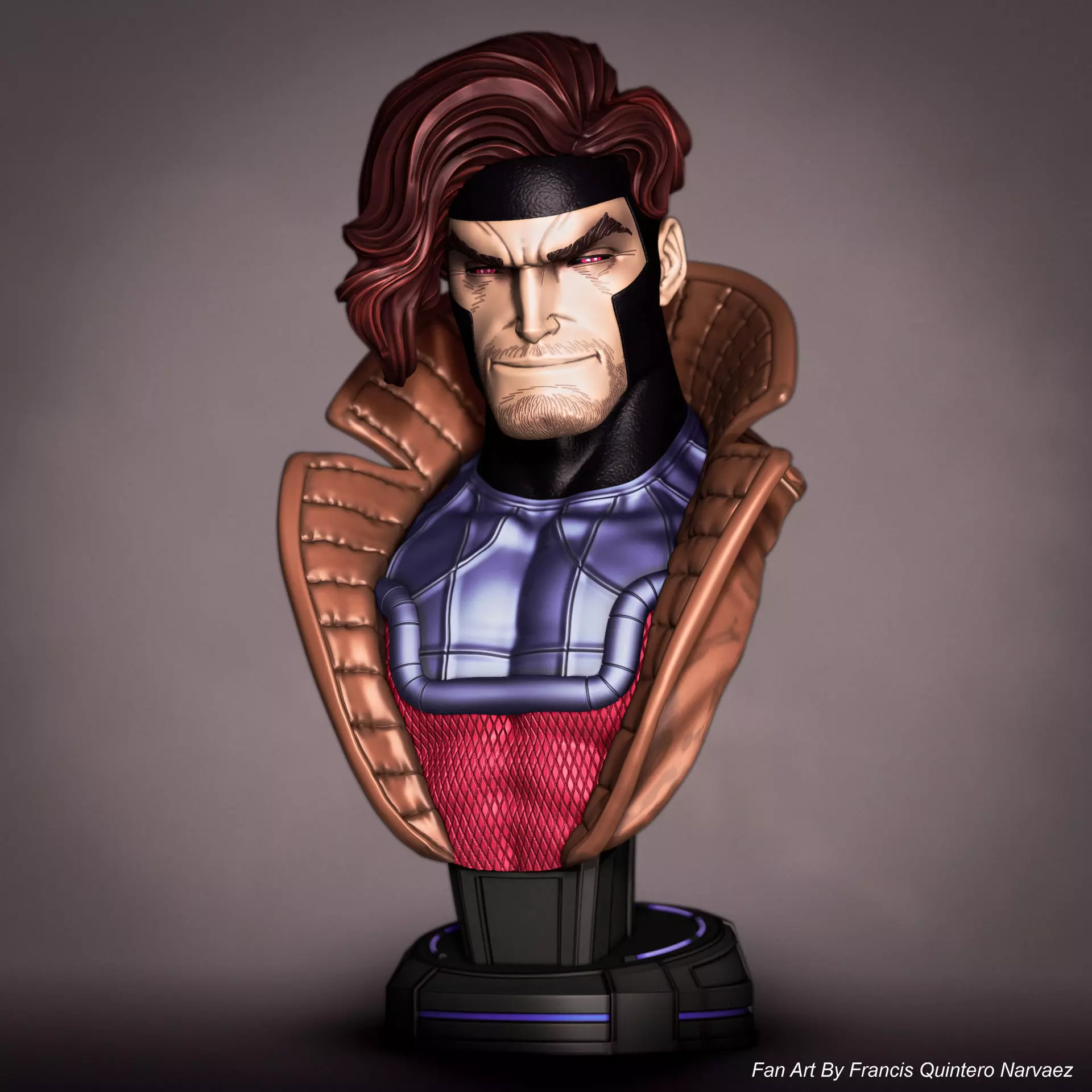 Campbells Gambit bust 3D print model