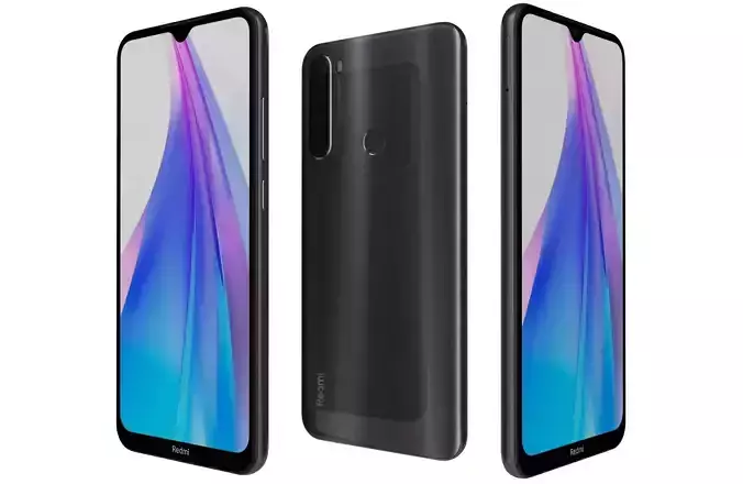 Xiaomi Redmi Note 8T Moonshadow Grey 3D model