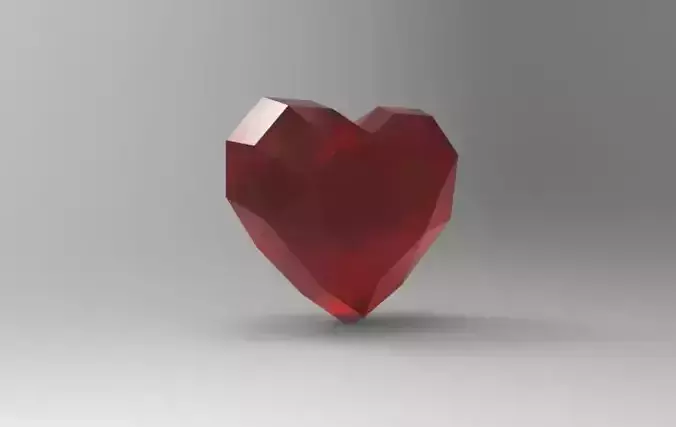 LOW POLY HEART