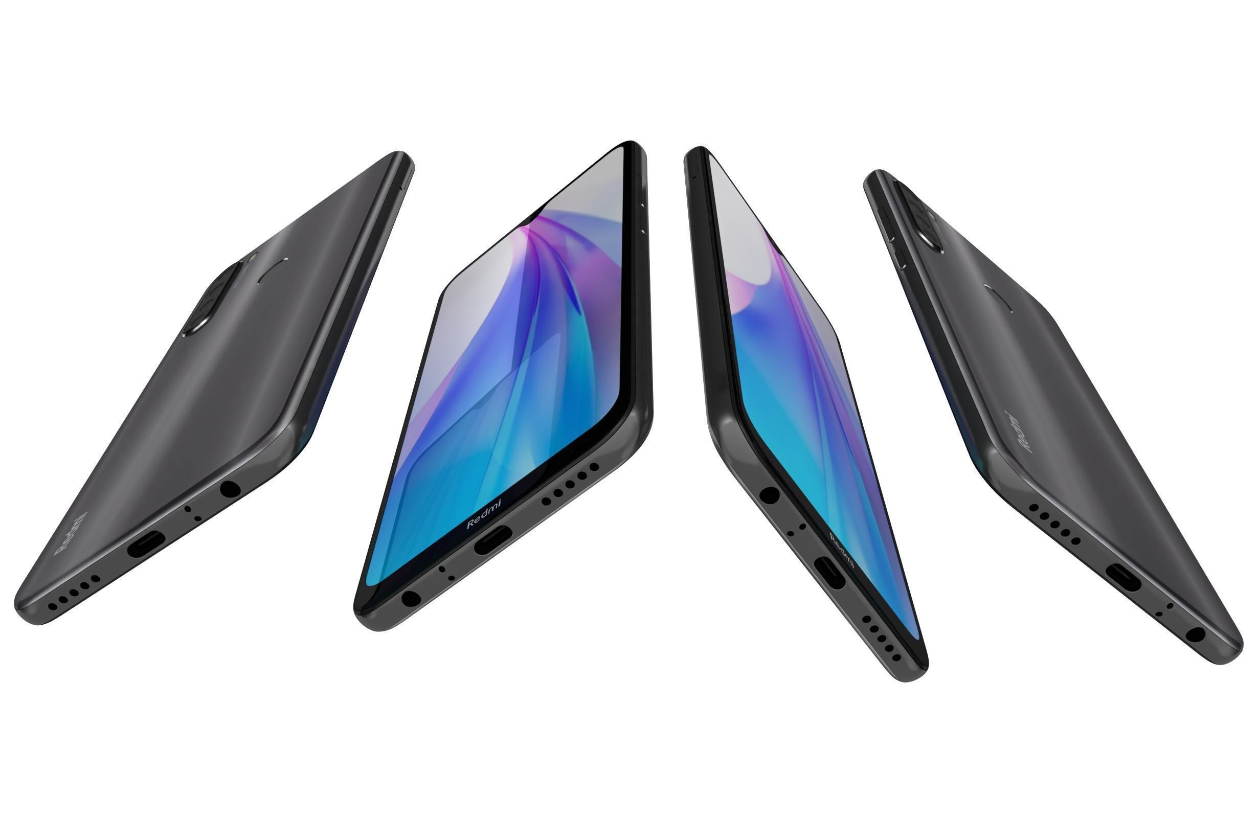 Xiaomi Redmi Note 8T All Colors 3D model_17