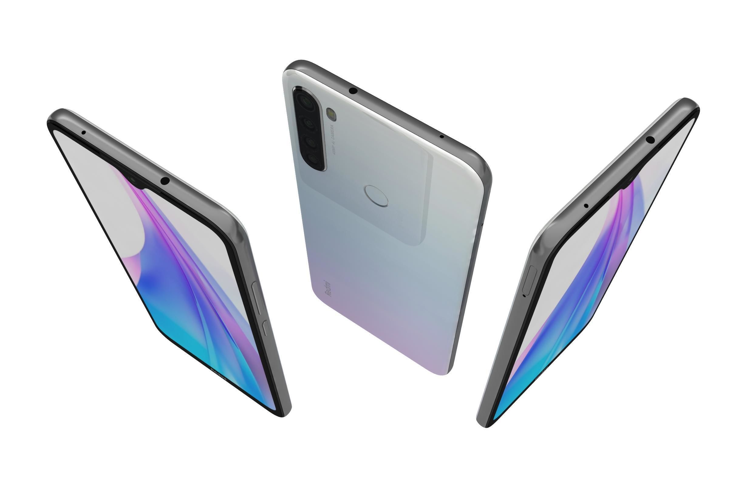 Xiaomi Redmi Note 8T All Colors 3D model_4