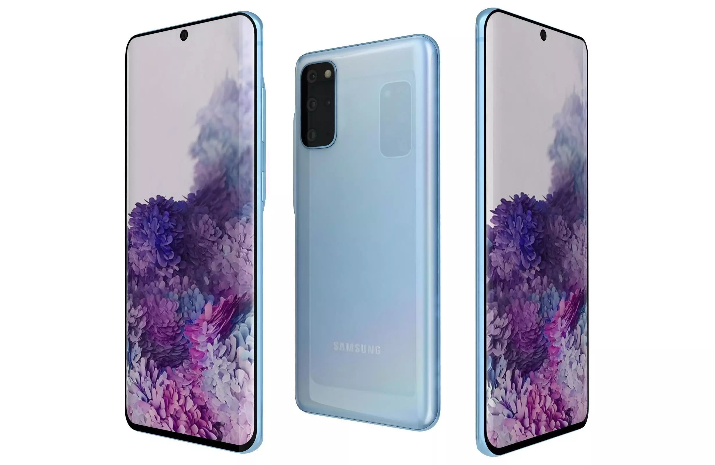 Samsung Galaxy S20 5G Plus Cloud Blue 3D model