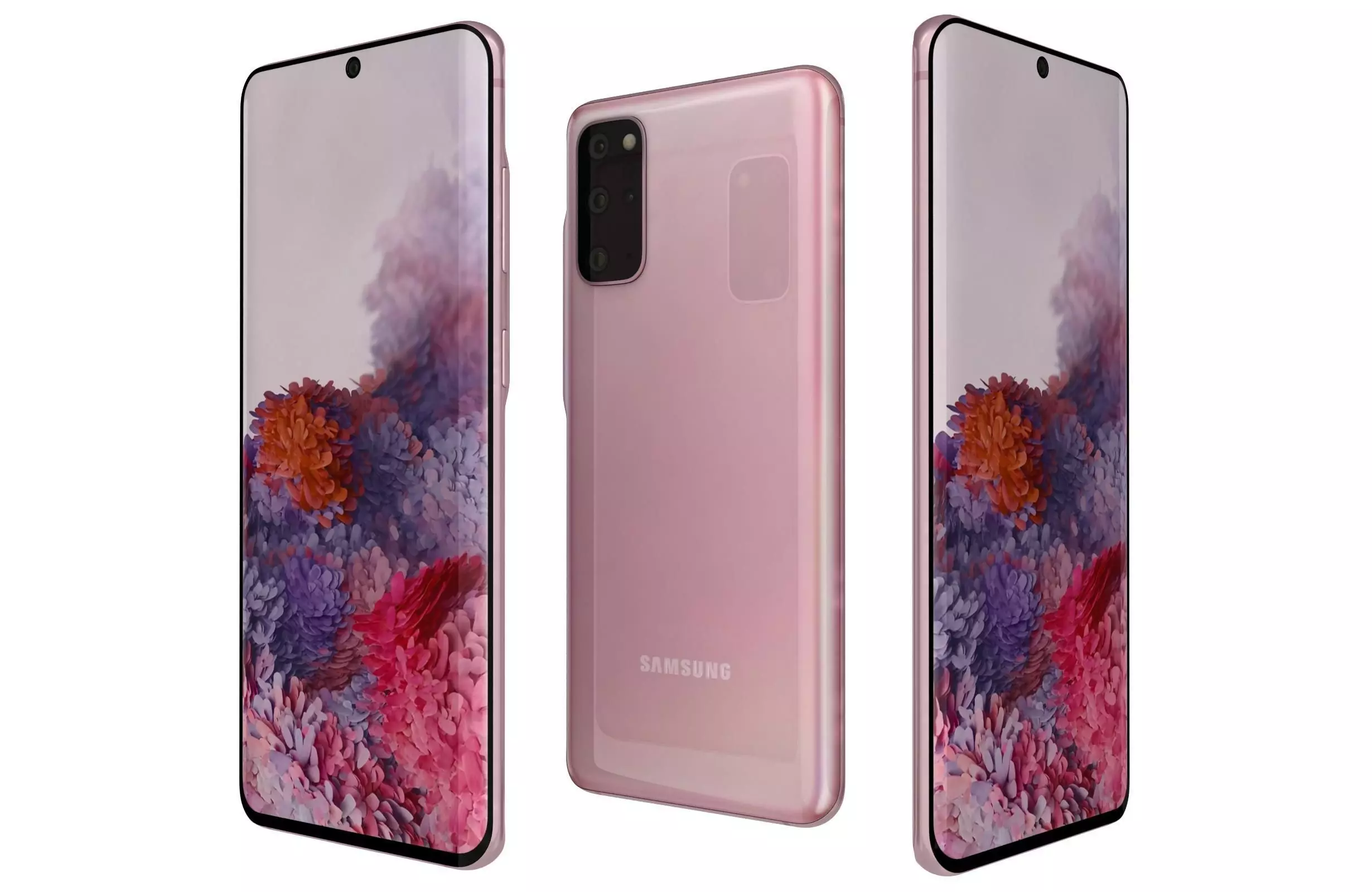 Samsung Galaxy S20 5G Plus Cloud Pink 3D model