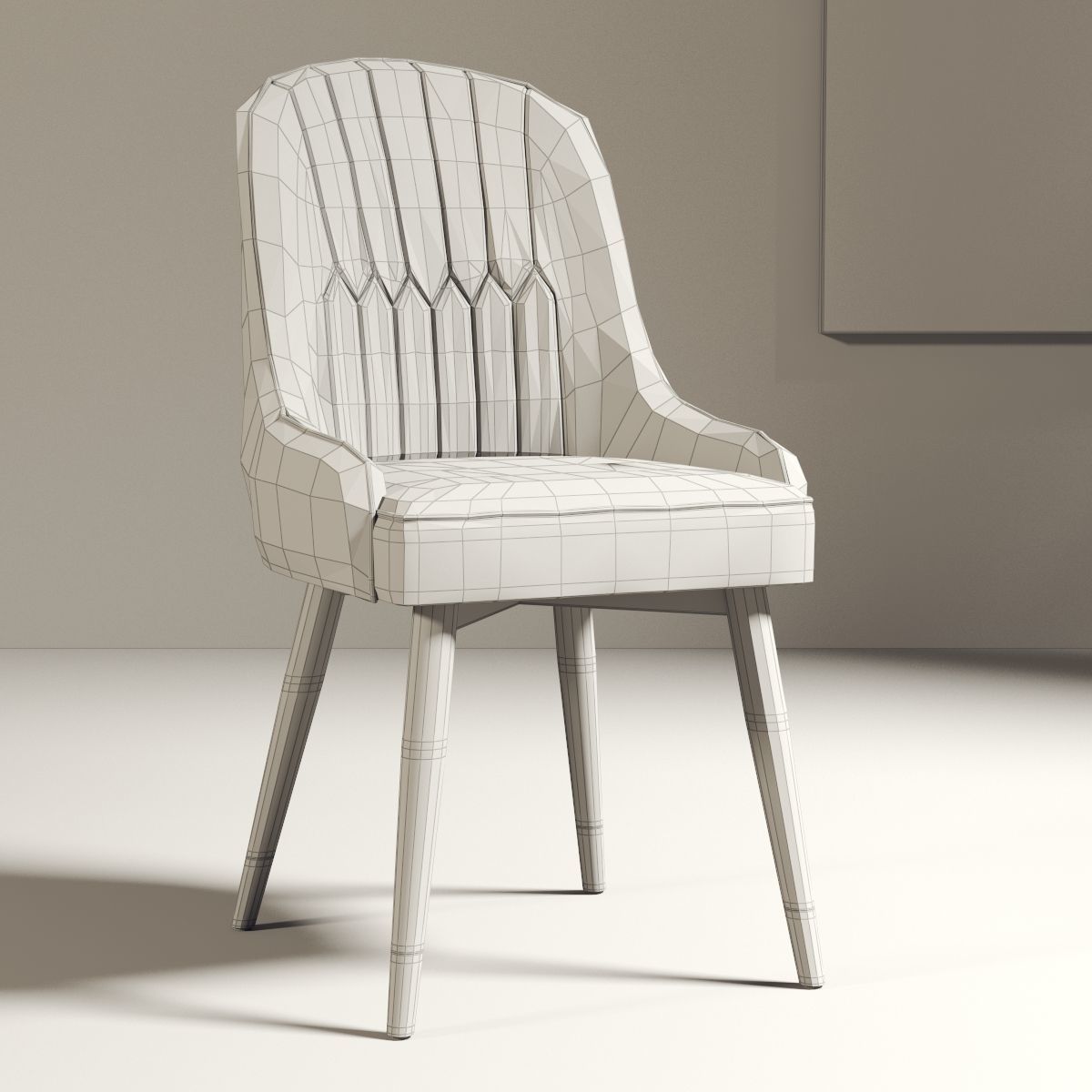 modern chair 014 3D model_5