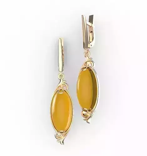 earrings amber