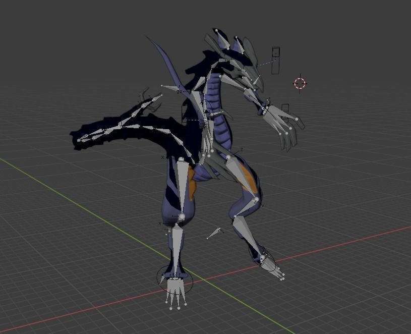 Metallic Dragoon Free 3D model_4
