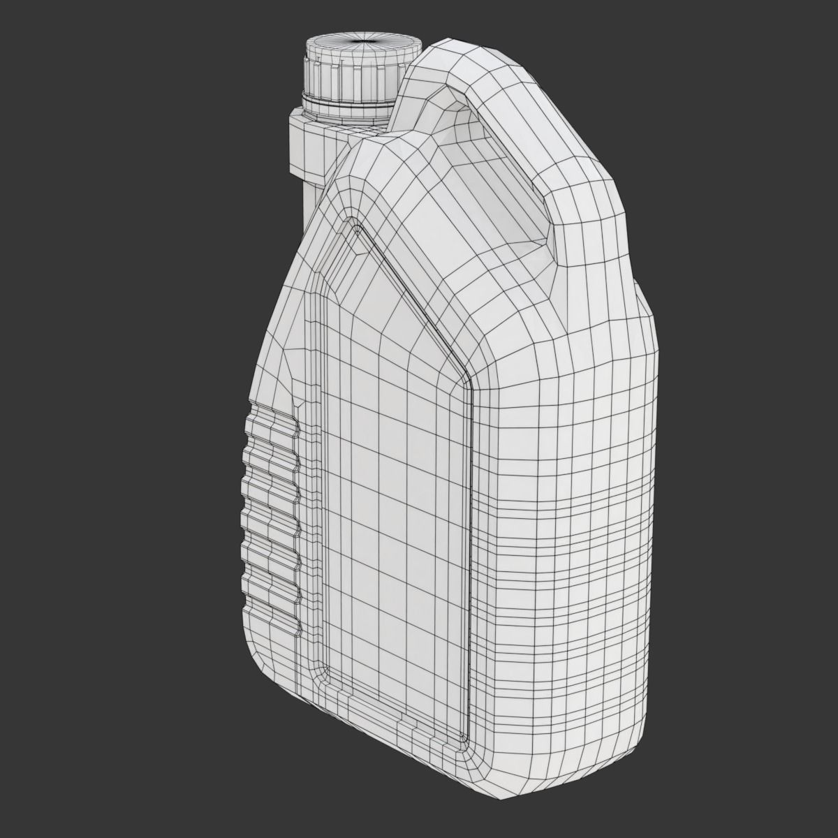Engine Oil Bottle 3D model_20
