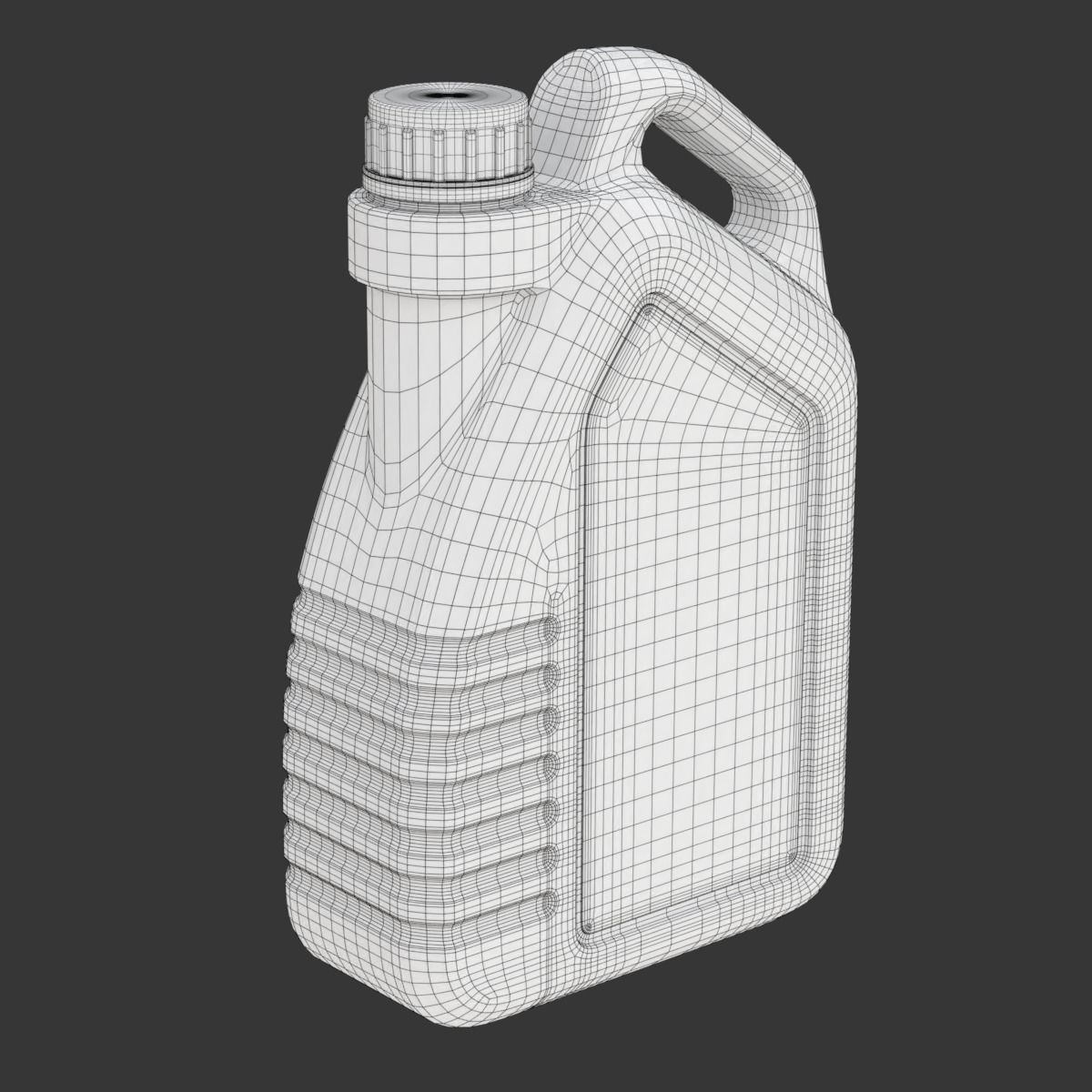 Engine Oil Bottle 3D model_22
