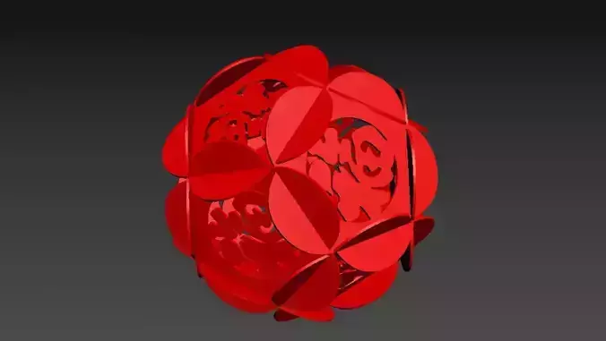 Embroidered Ball Model