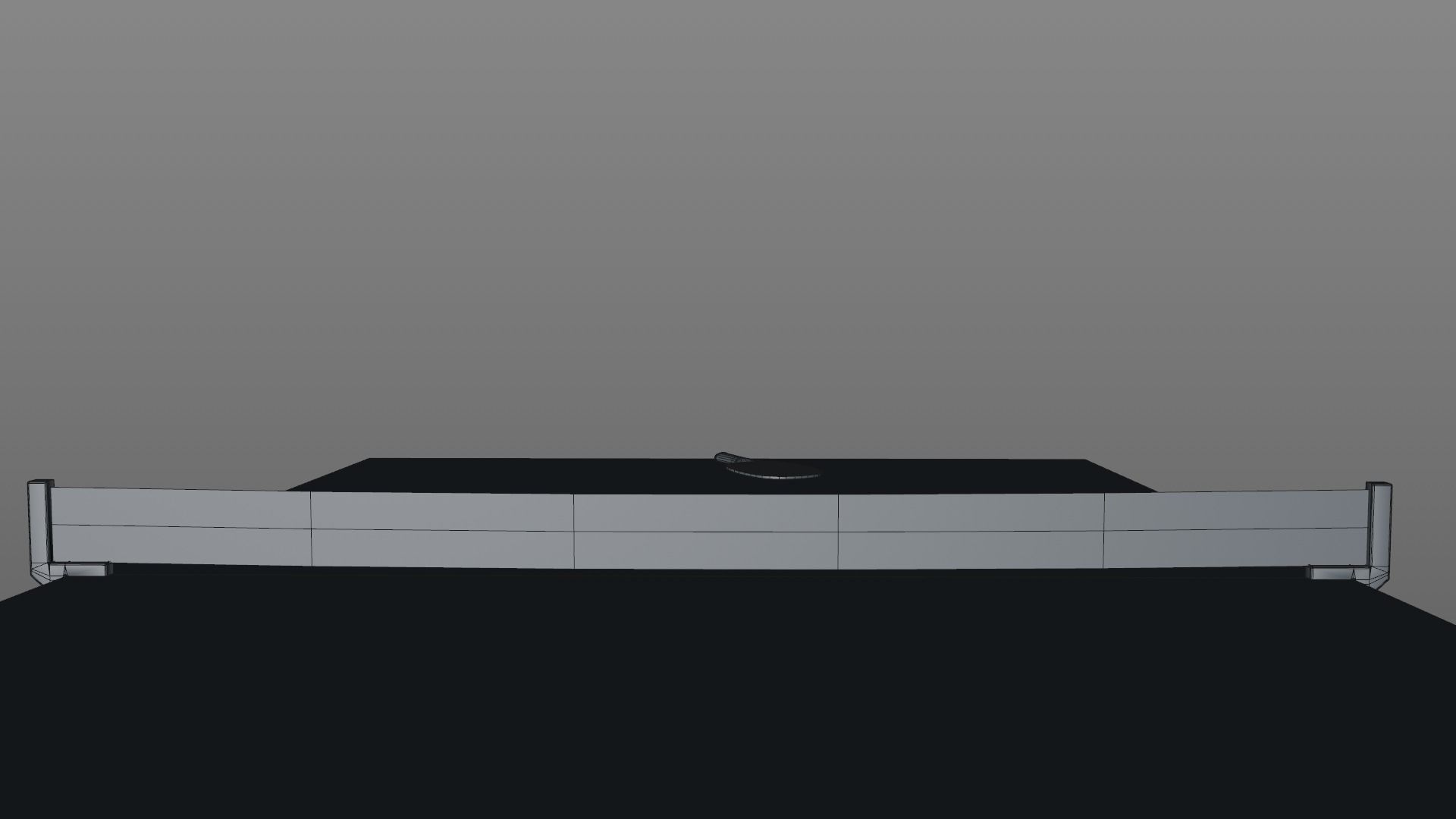 ping-pong table Low-poly 3D model_14