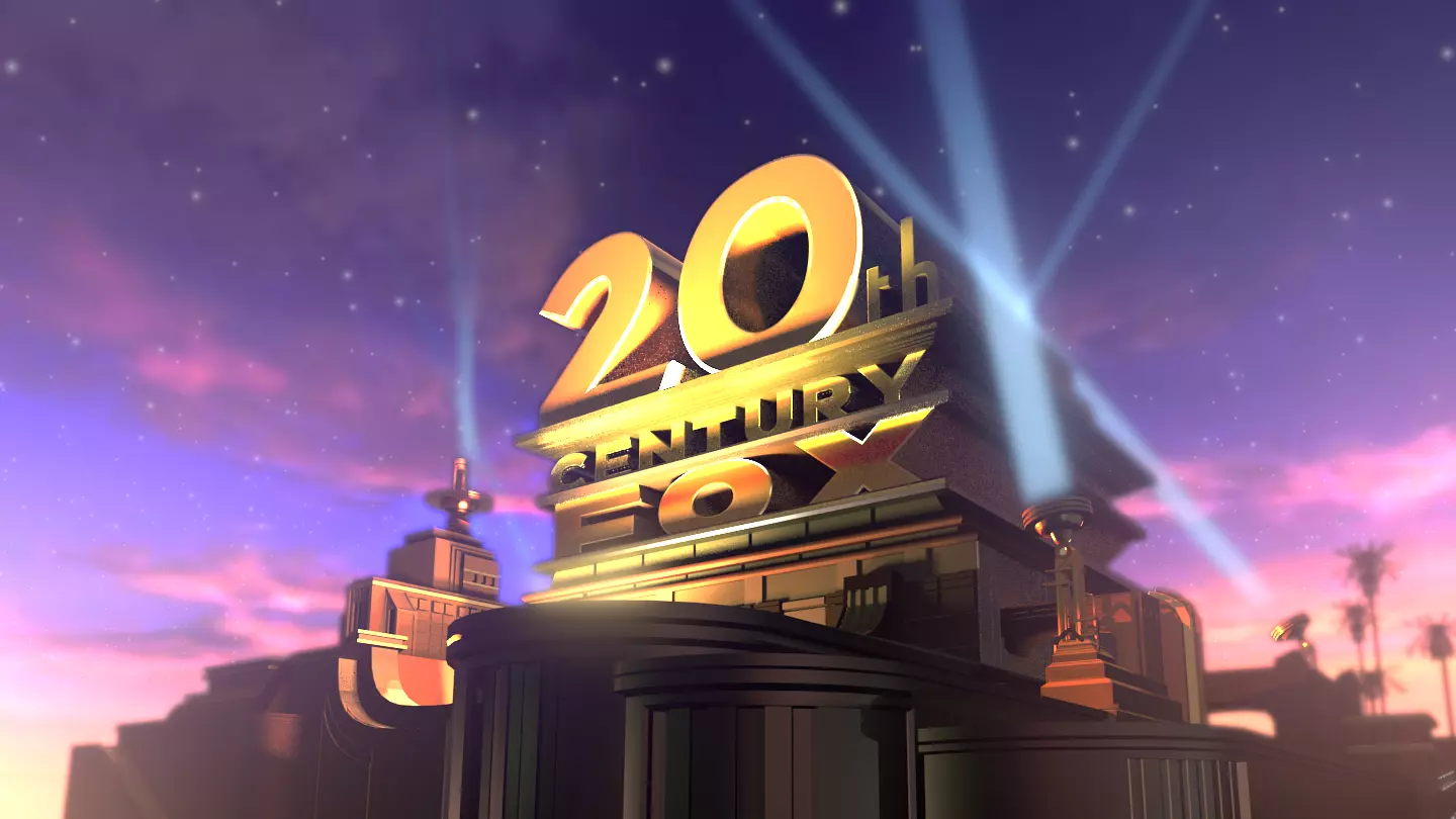 20th Century Fox 2009 Logo 3D Recreation 3D model_0