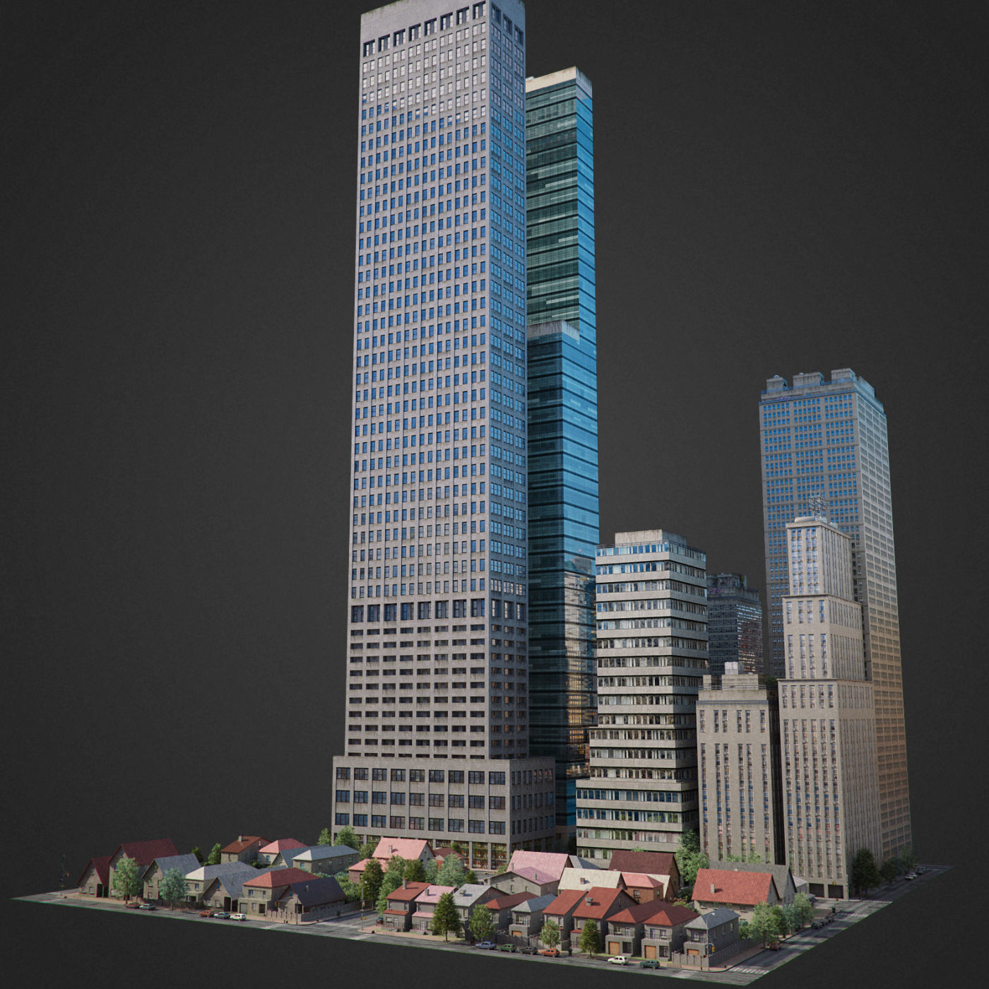 City District H14-R29 3D model_2