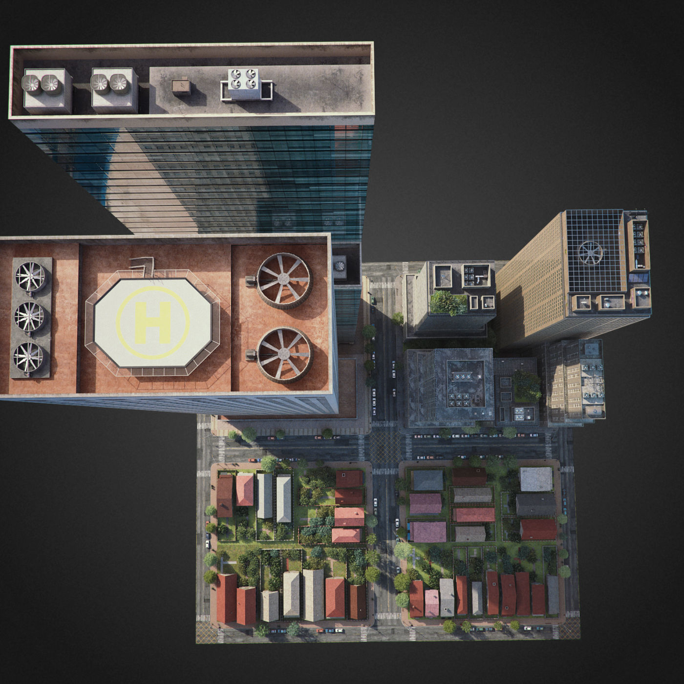 City District H14-R29 3D model_12