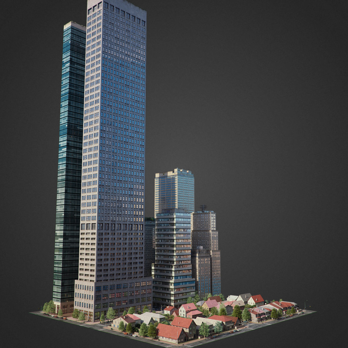 City District H14-R29 3D model_1