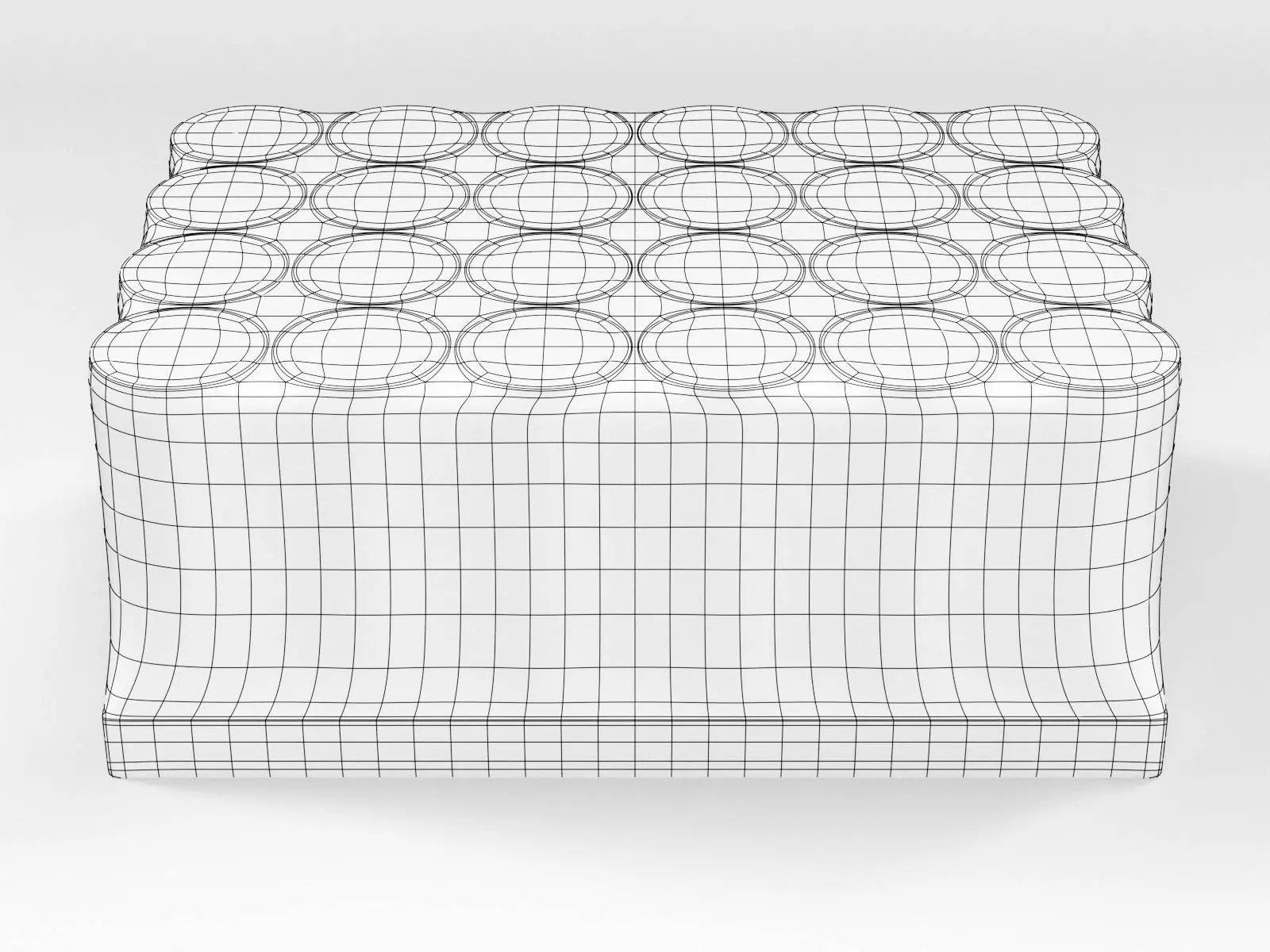 24 pack shrinkwrapped 330ml sleek cans with a card tray base 3D model_3