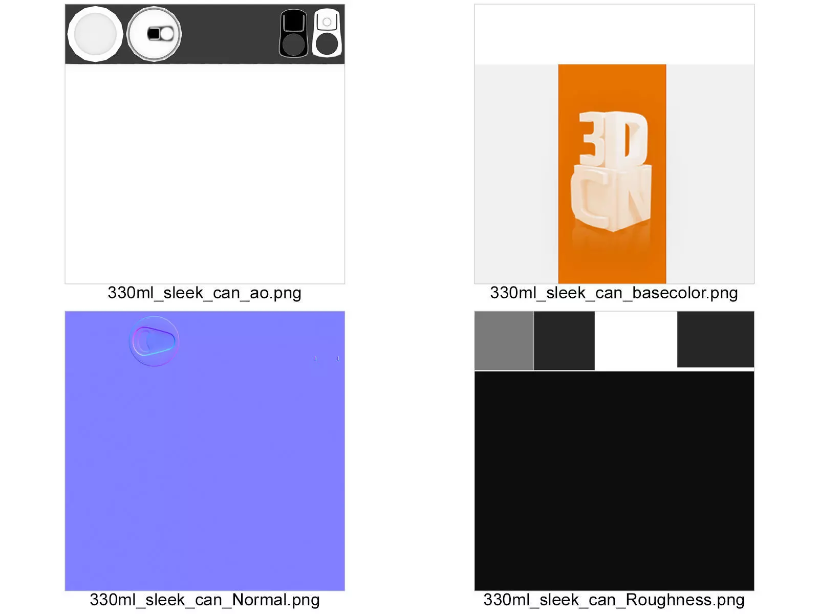 24 pack shrinkwrapped 330ml sleek cans with a card tray base 3D model_10