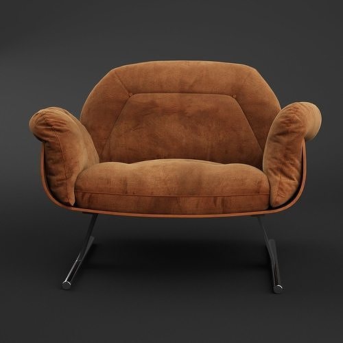 Presidencial Lounge Armchair 3D model