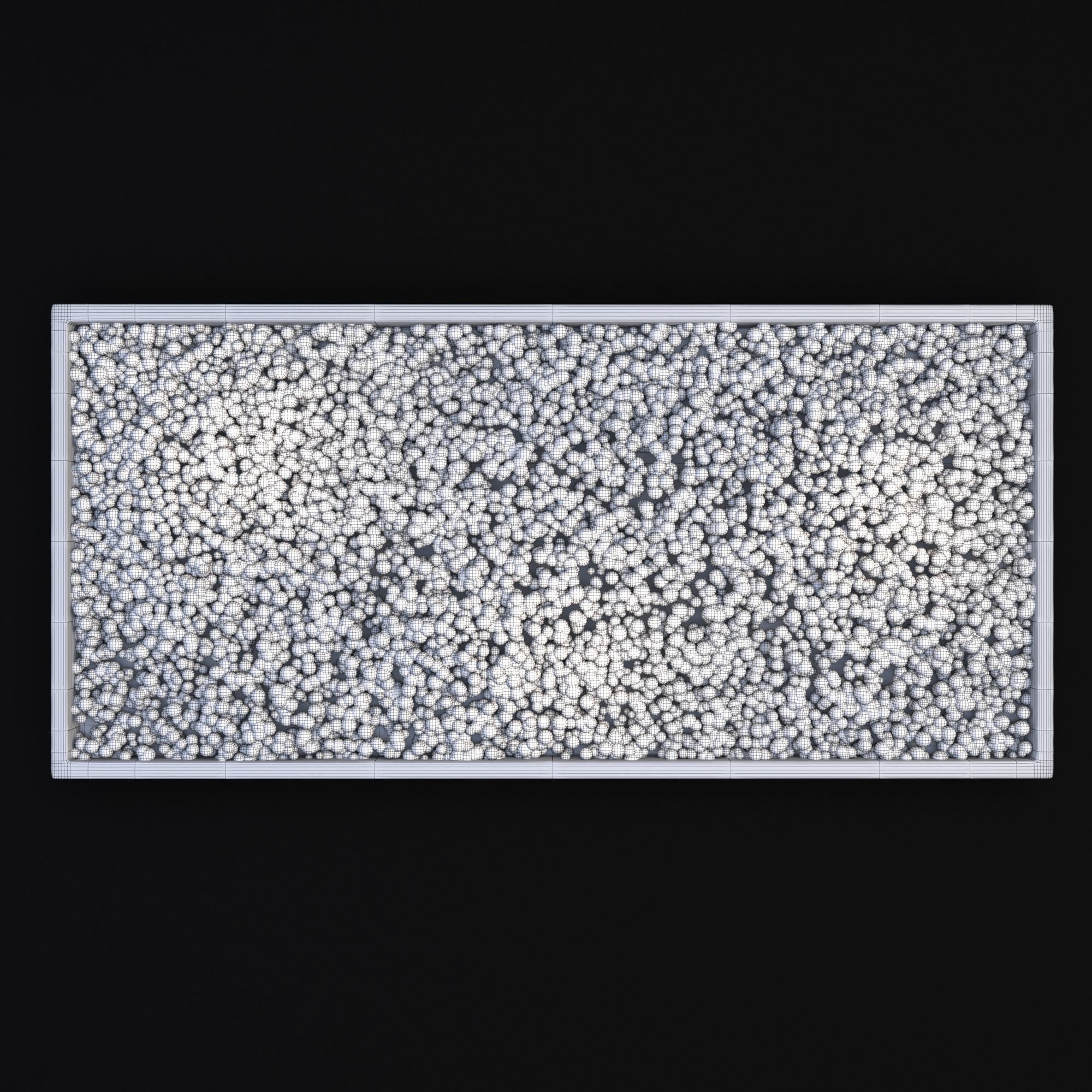 moss wall frame 3D model_6