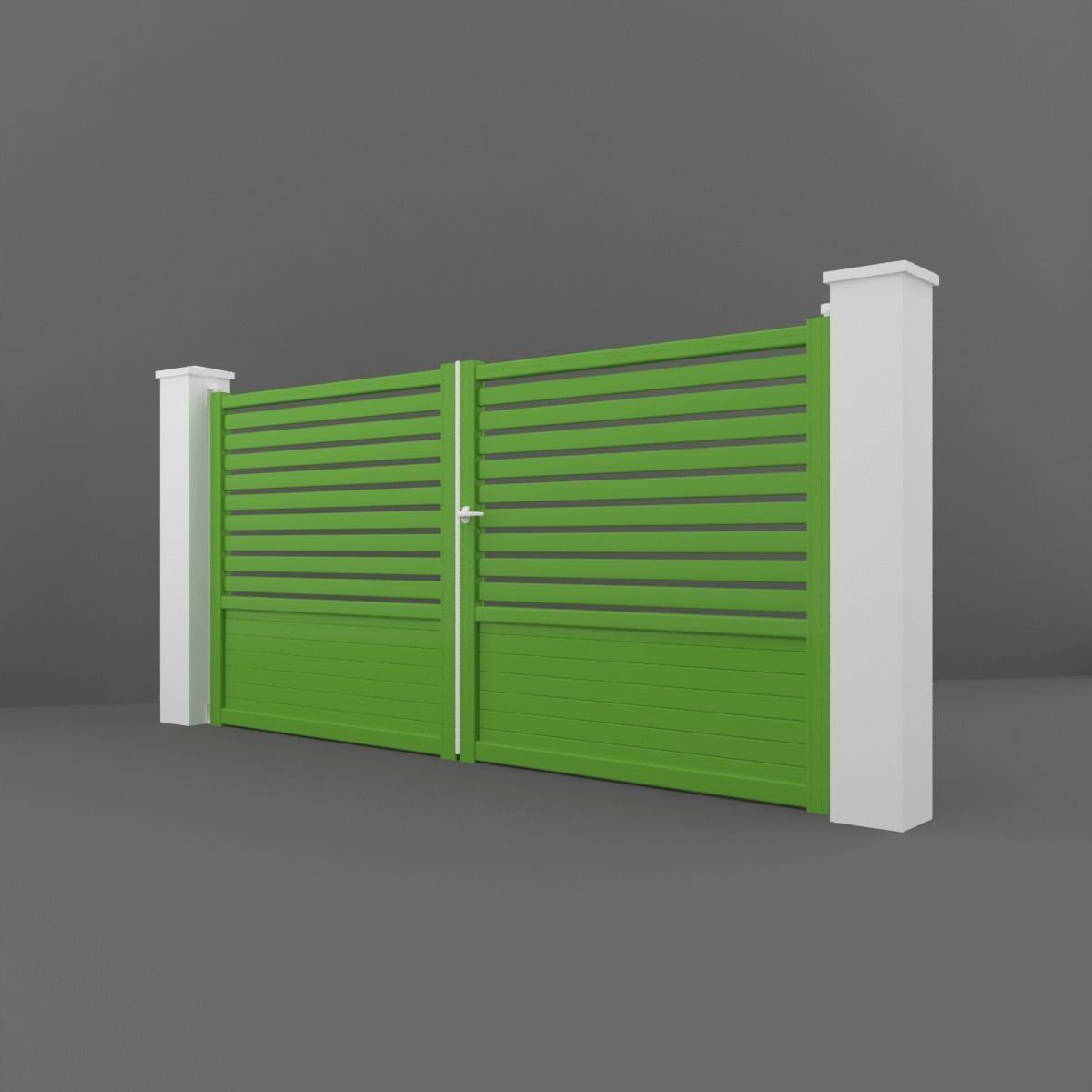 Outdoor Gate  3D model_6