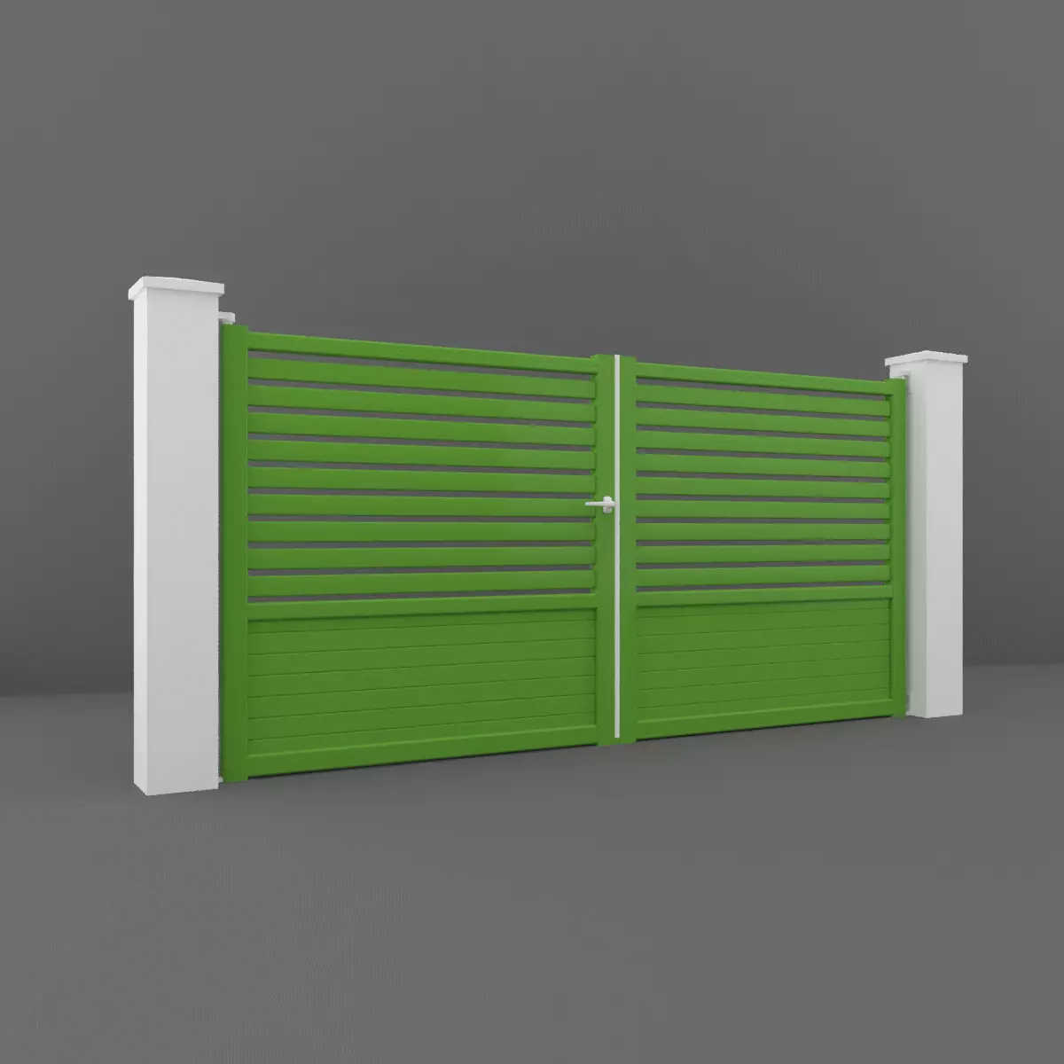 Outdoor Gate  3D model_0