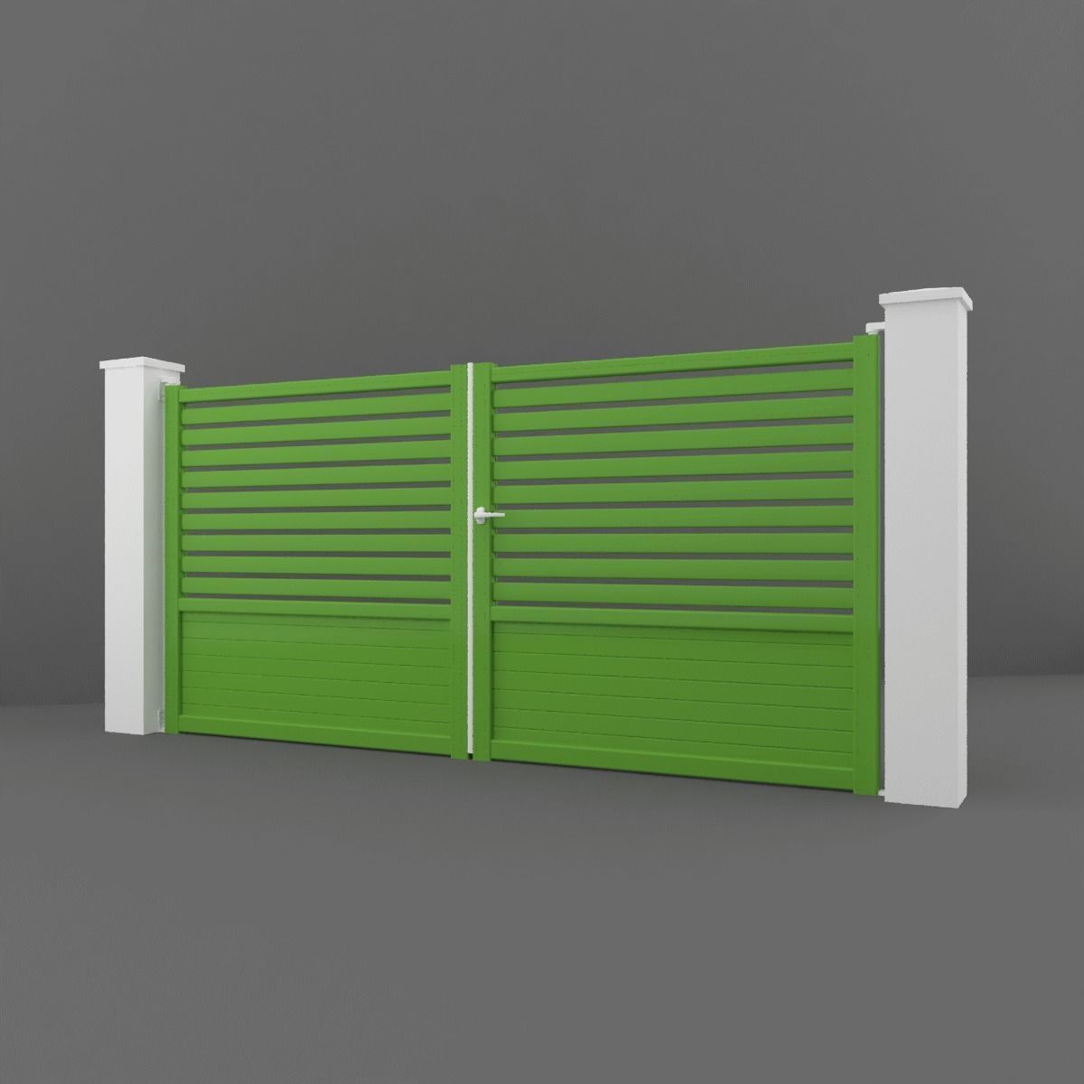 Outdoor Gate  3D model_7