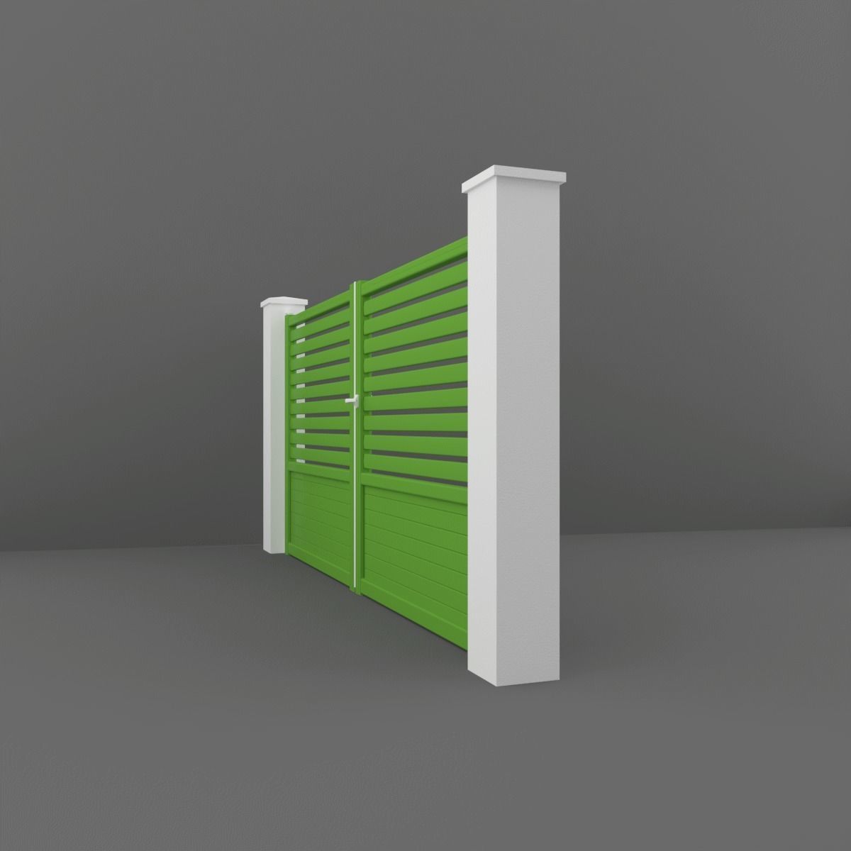 Outdoor Gate  3D model_4