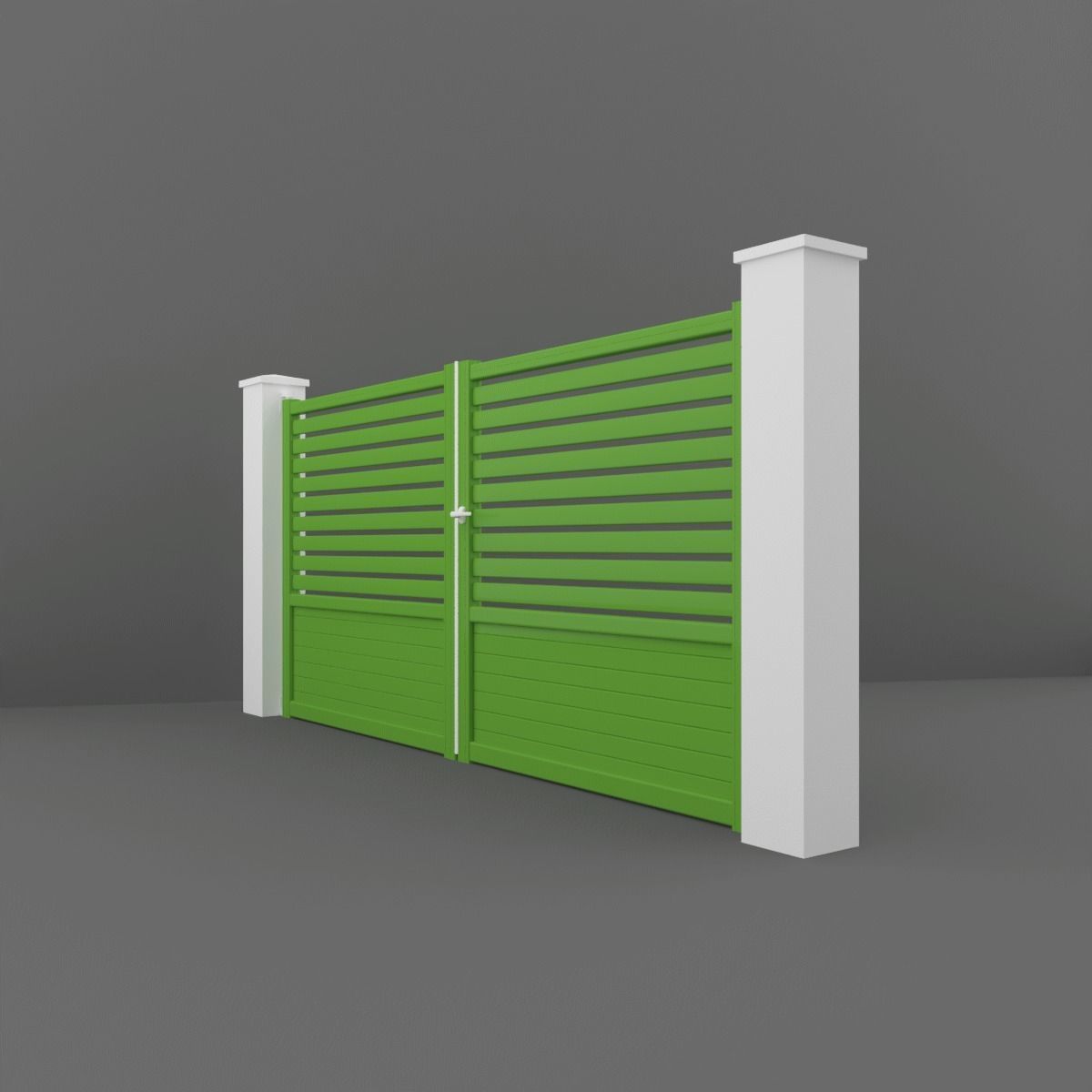 Outdoor Gate  3D model_5