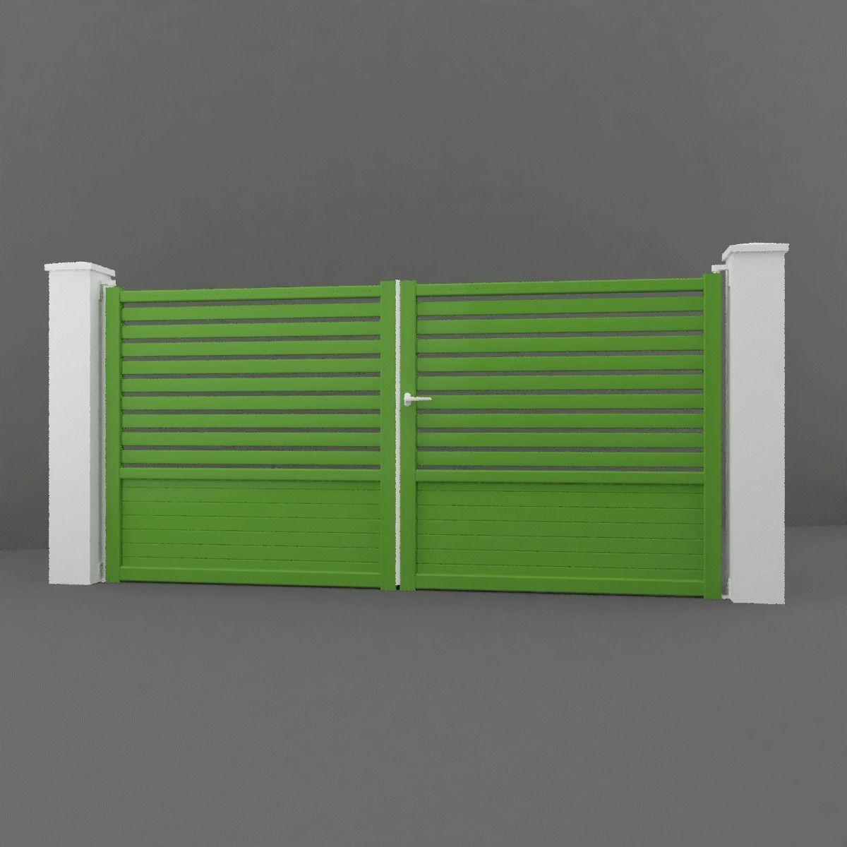 Outdoor Gate  3D model_8
