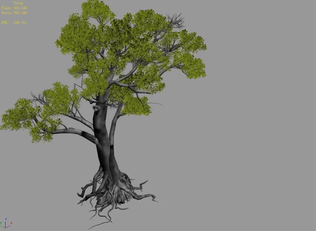 Big tree 1102 3D model_3