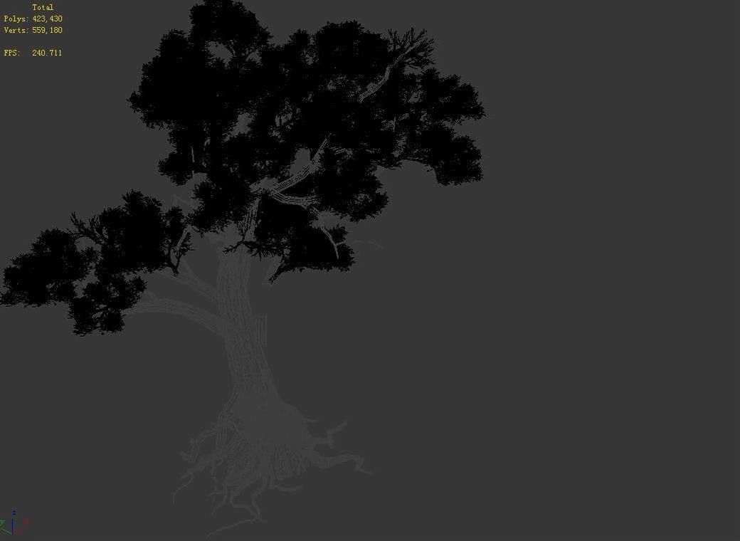 Big tree 1102 3D model_2