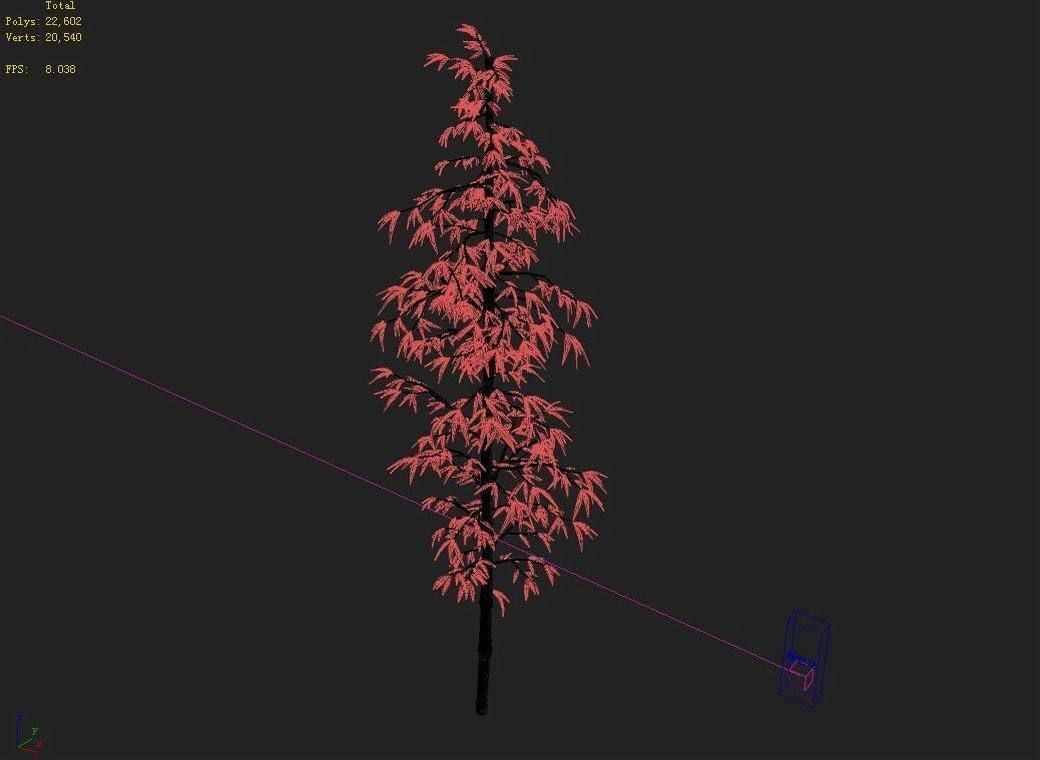 Dazhu Feng - black knot bamboo 01 3D model_8