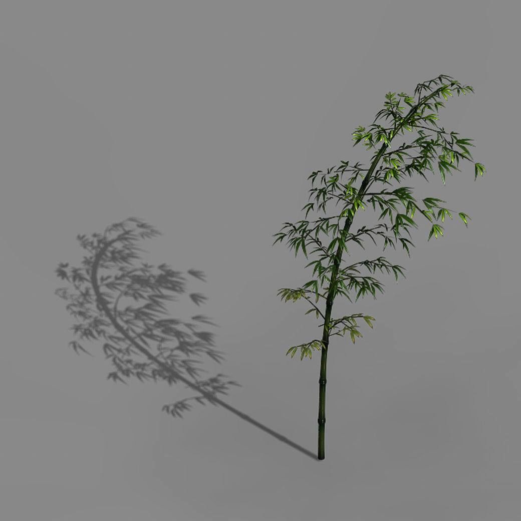 Dazhu Feng - black knot bamboo 03 3D model_2