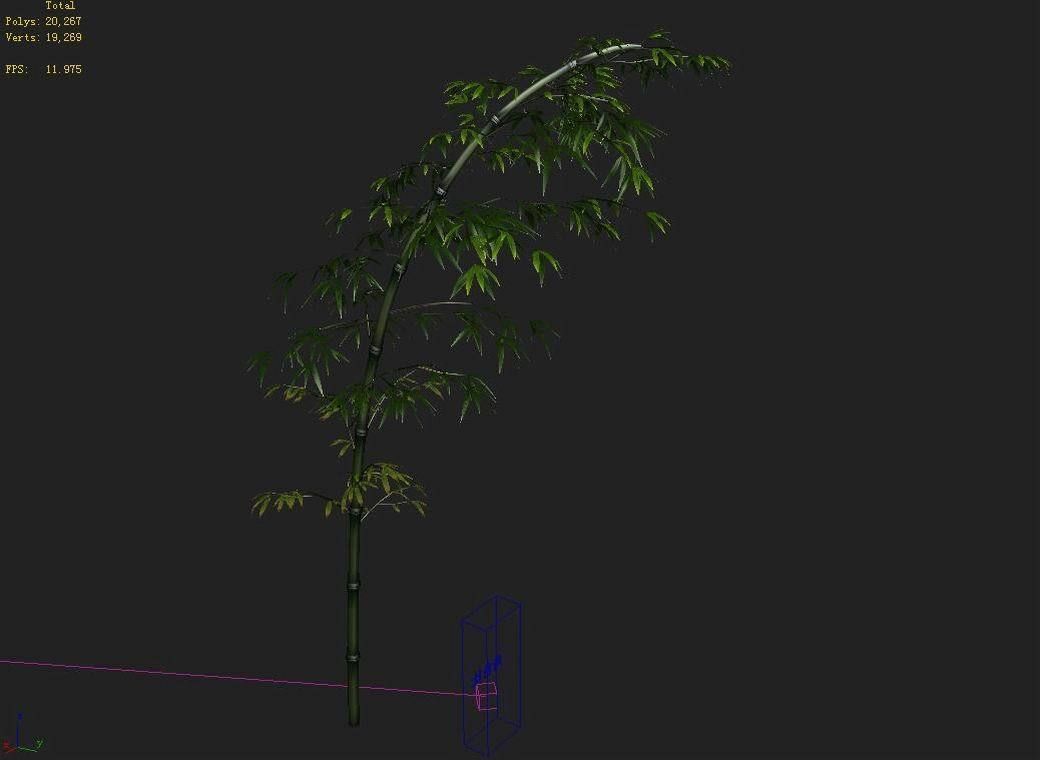 Dazhu Feng - black knot bamboo 03 3D model_9