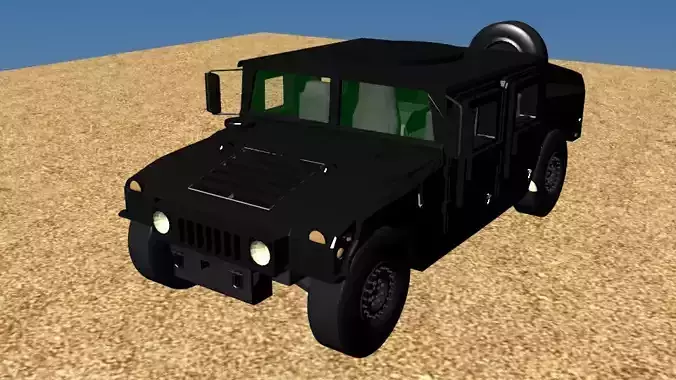 Humvee army truck simulator