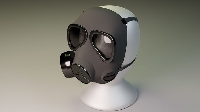 gas mask 3D model