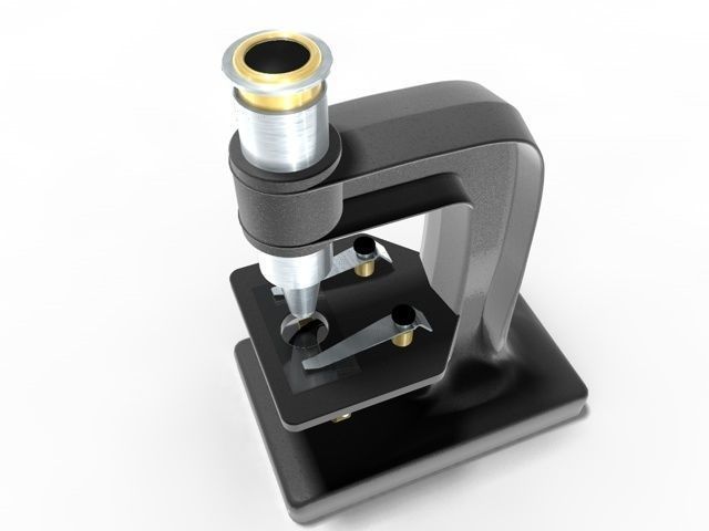 microscope 3D model_4
