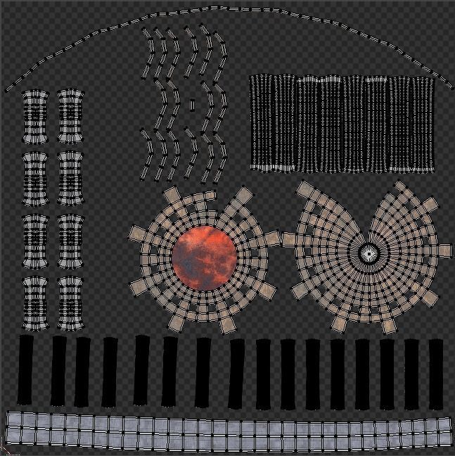 Hot Air Balloon Low-poly 3D model_9