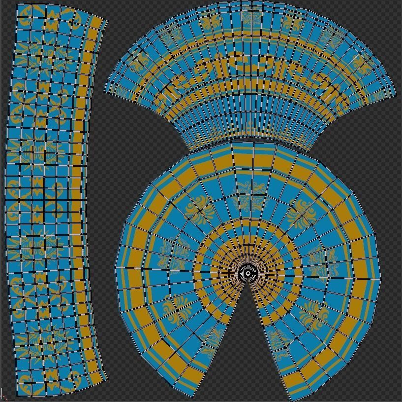 Hot Air Balloon Low-poly 3D model_6