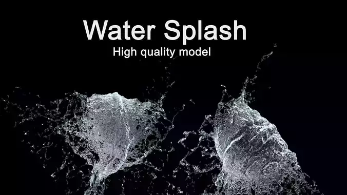 Water Splash 3D Model