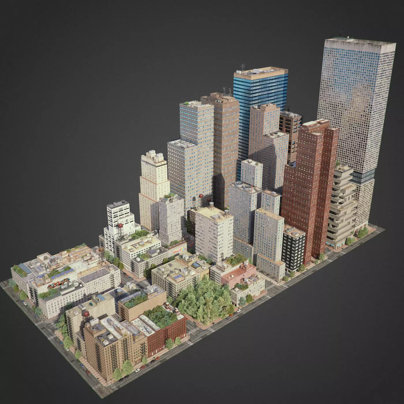 City District C2-A40 3D model_0