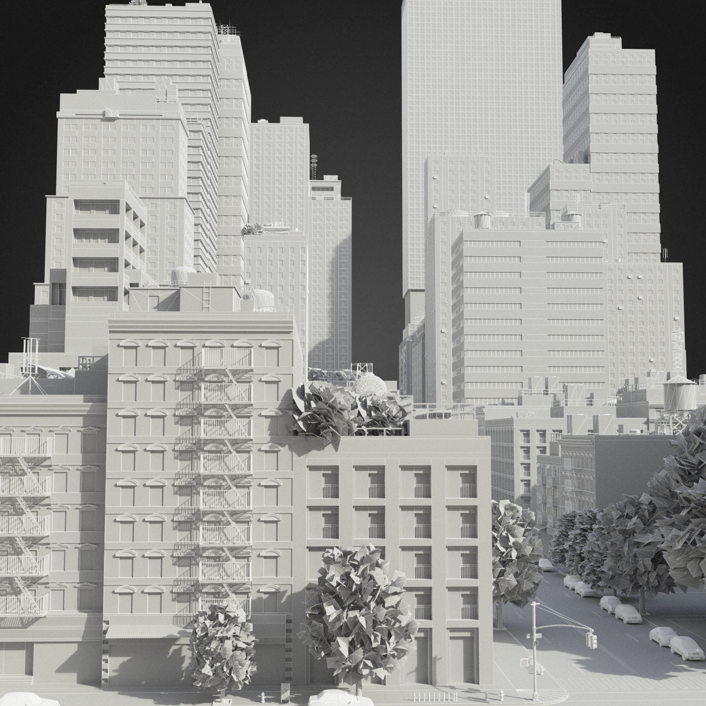City District C2-A40 3D model_29