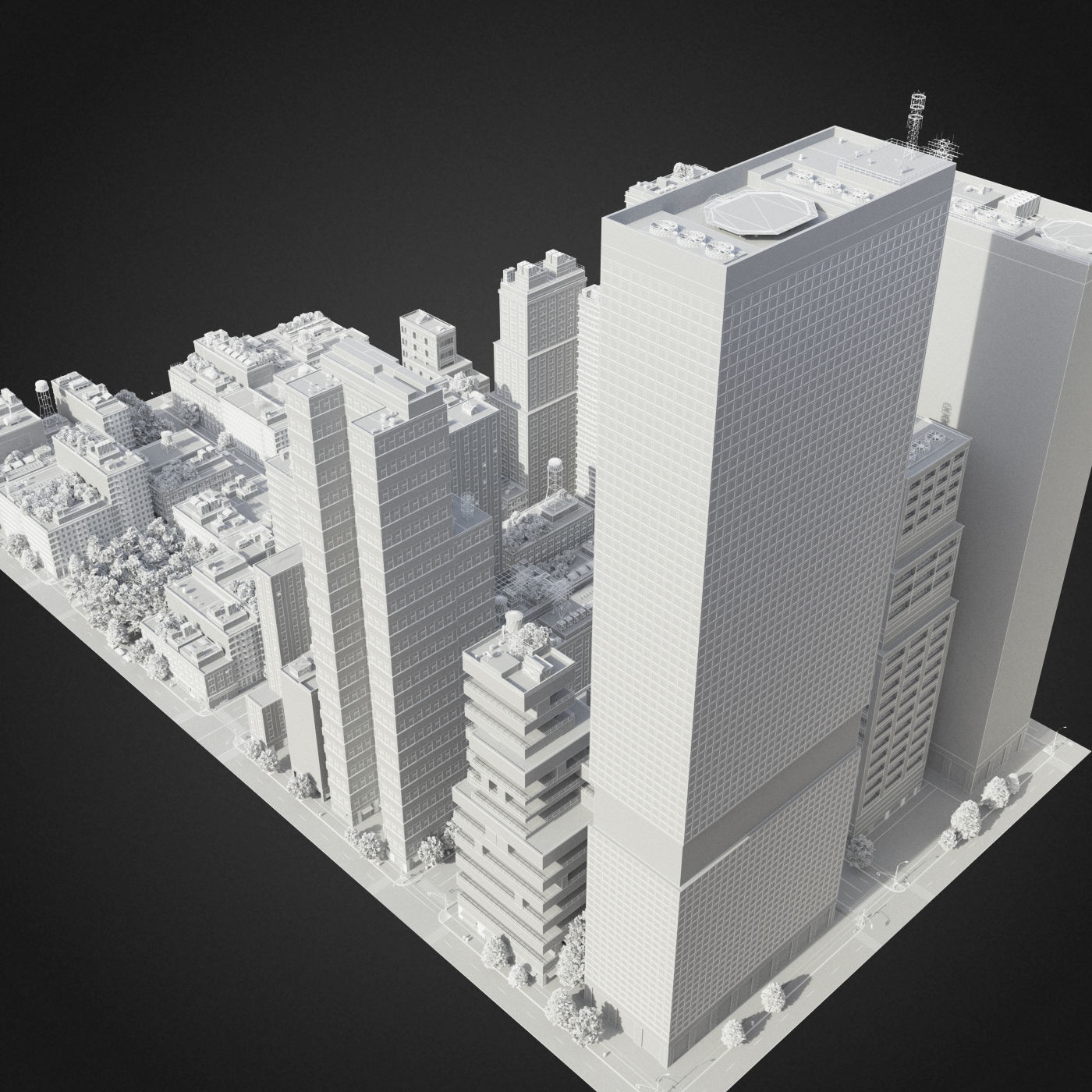 City District C2-A40 3D model_17