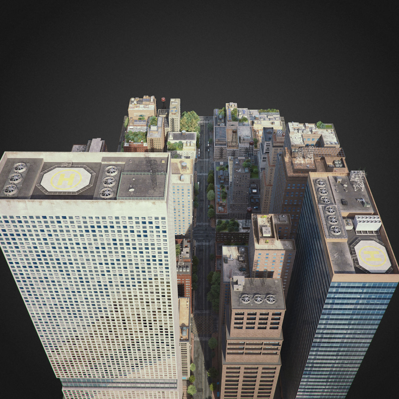 City District C2-A40 3D model_15