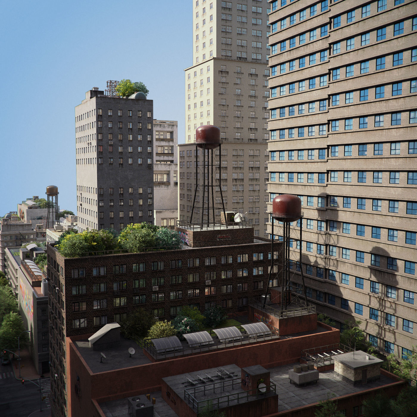 City District C2-A40 3D model_9