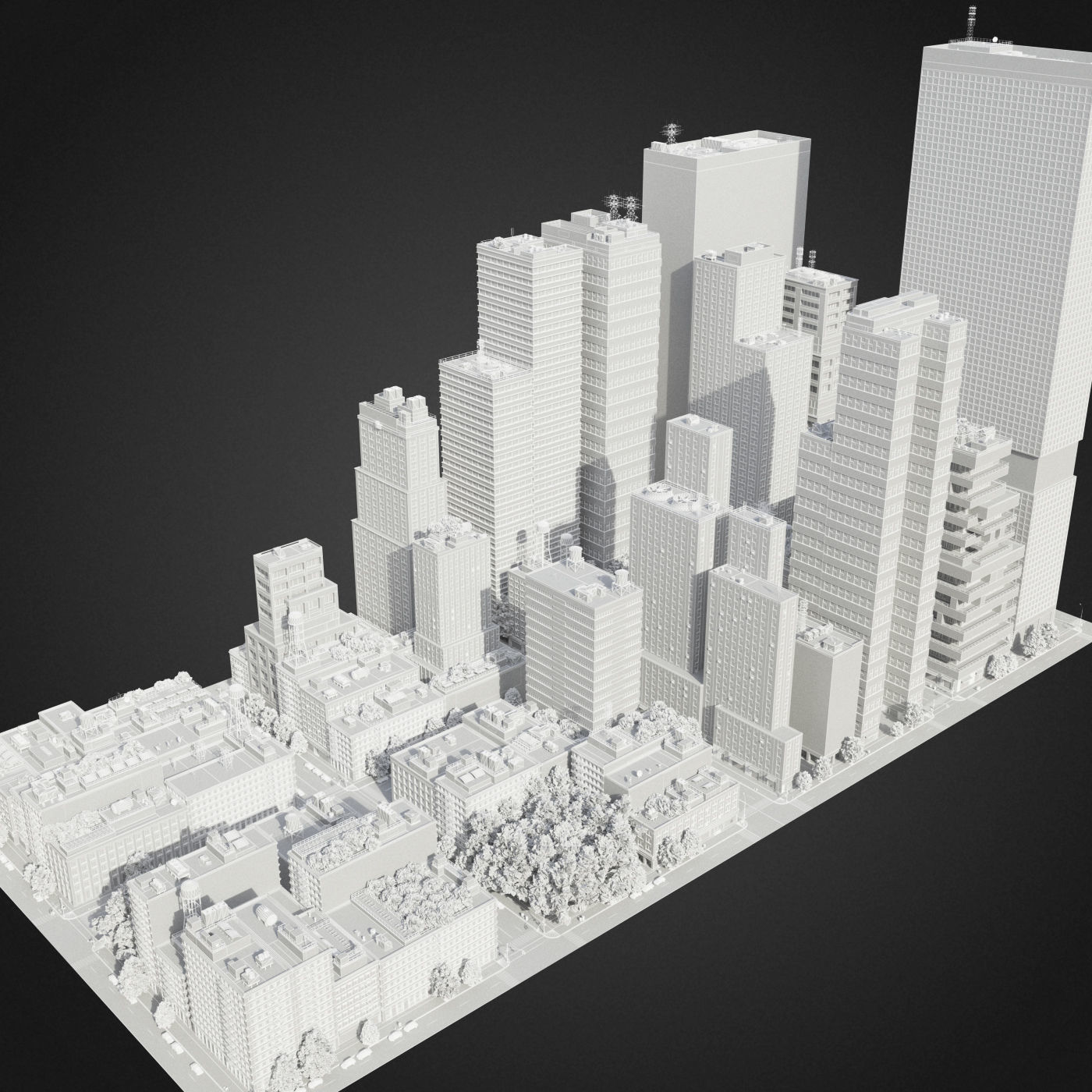 City District C2-A40 3D model_16