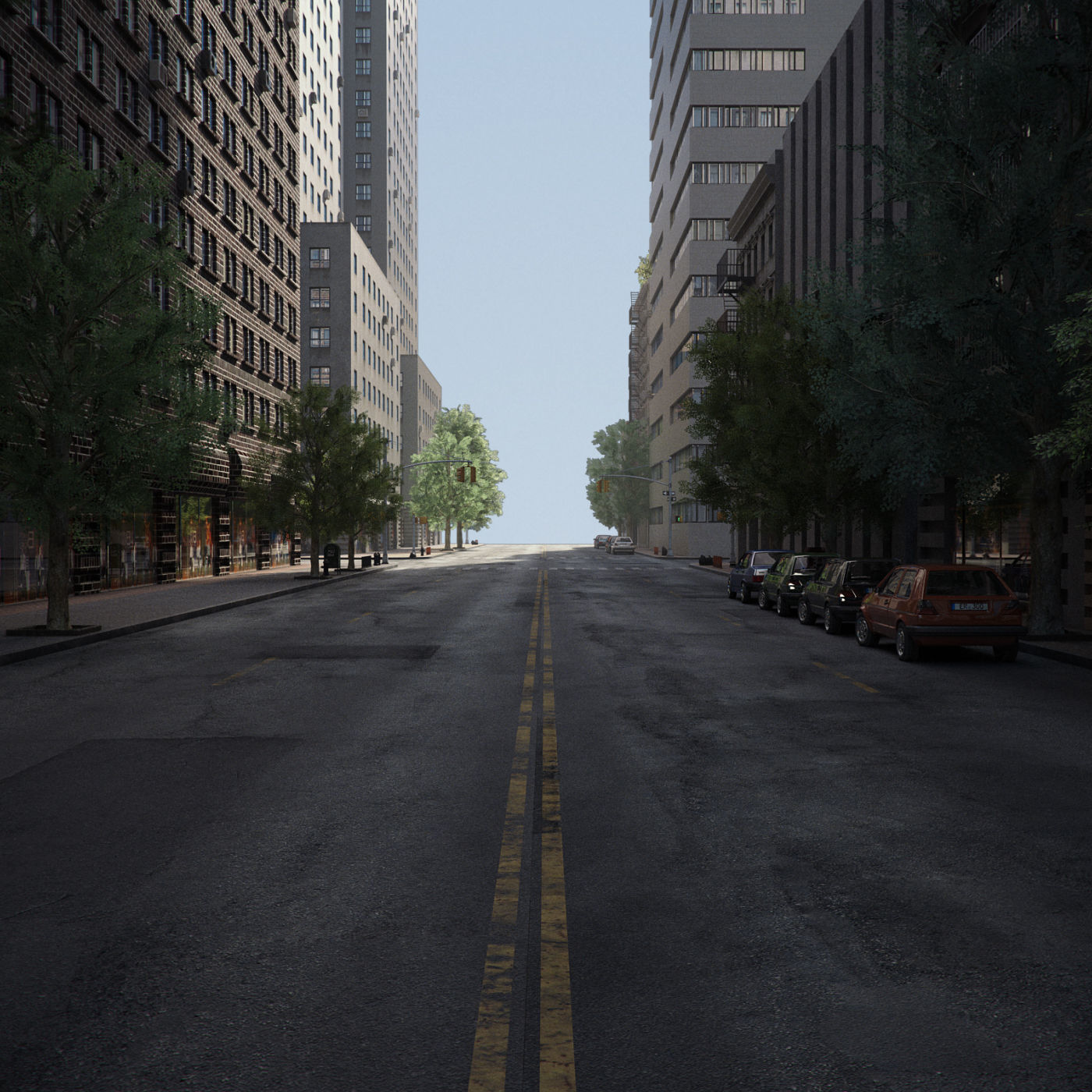 City District C2-A40 3D model_4