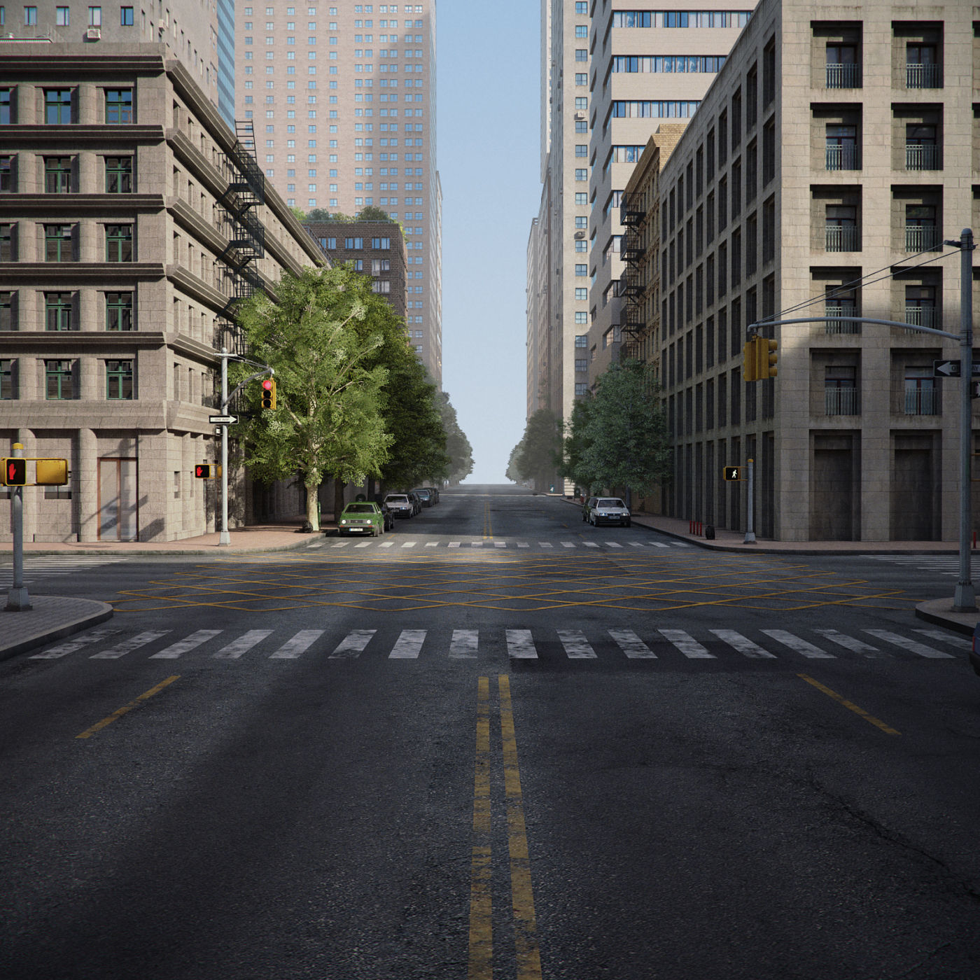 City District C2-A40 3D model_5