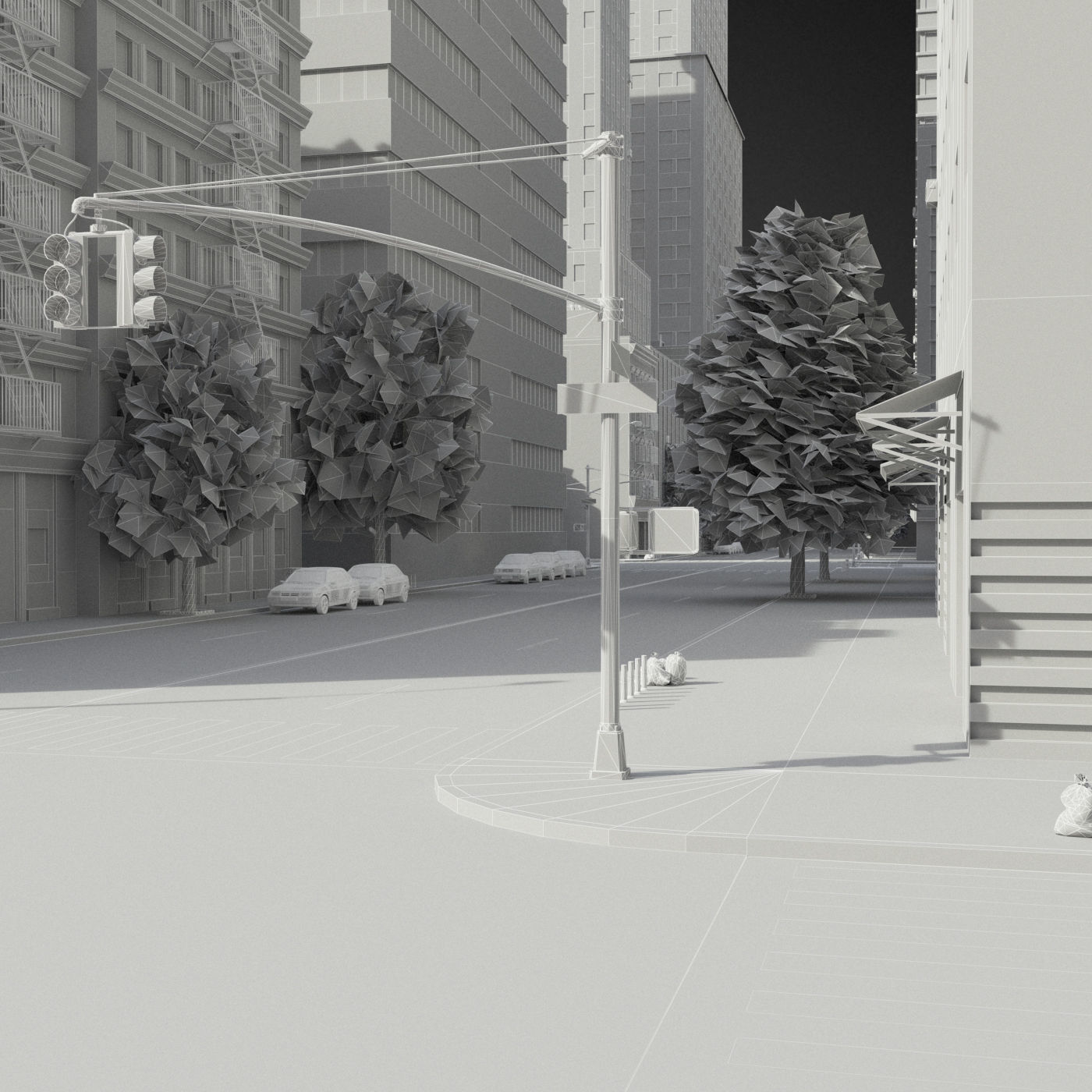 City District C2-A40 3D model_22